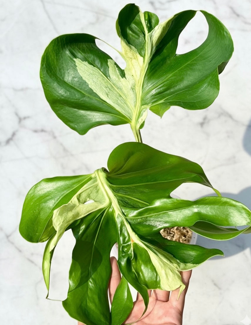 Monstera deliciosa ‘Ocean Lava’ Variegated – Rare Collector’s Plant